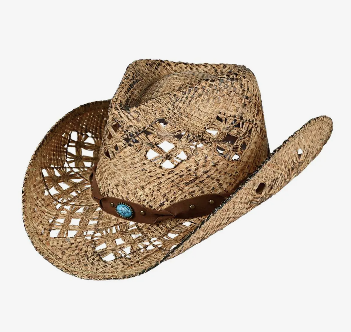 Santa Fe Raffia Cowboy Hat
