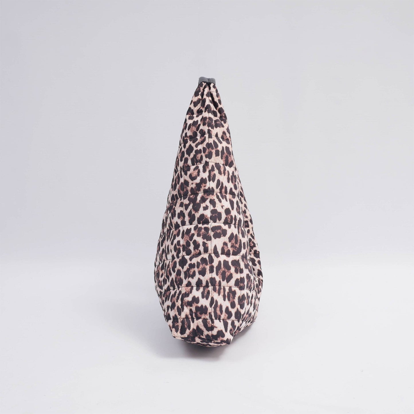 Leopard print quilted HOBO handbag Camel