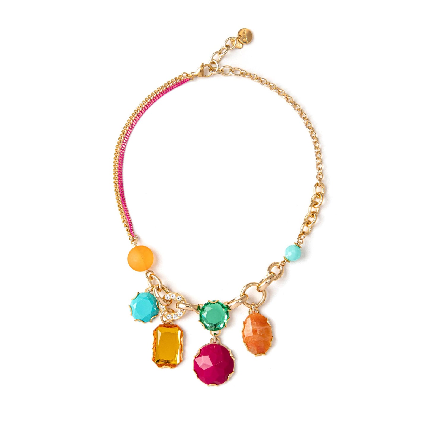 SUNRISE Necklace -FUCSIA Made in Italy