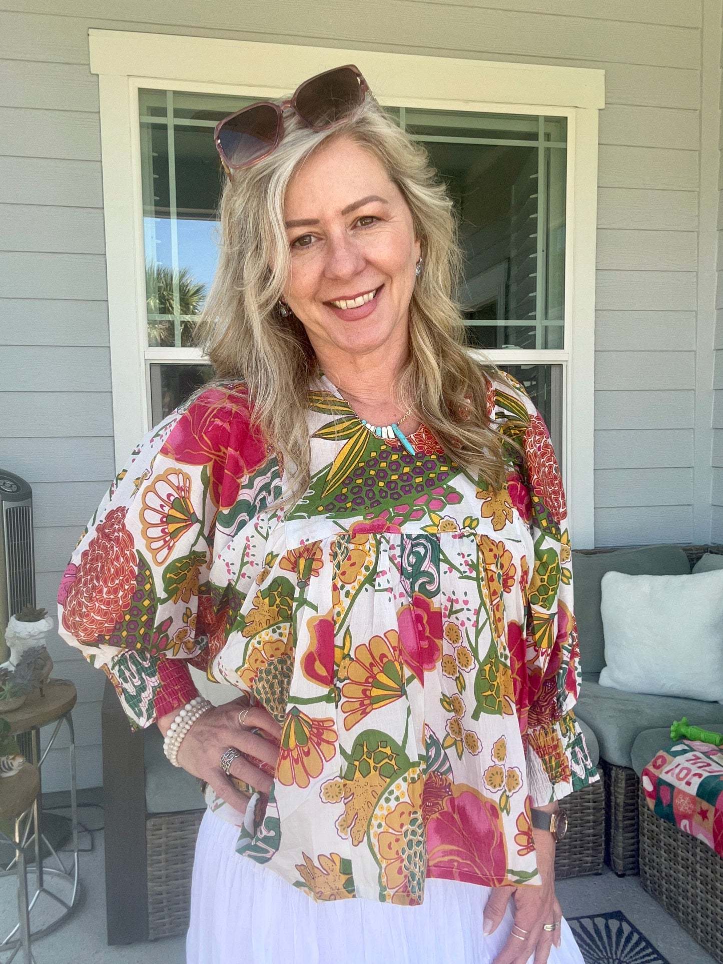 Premium Cotton Anjou Top