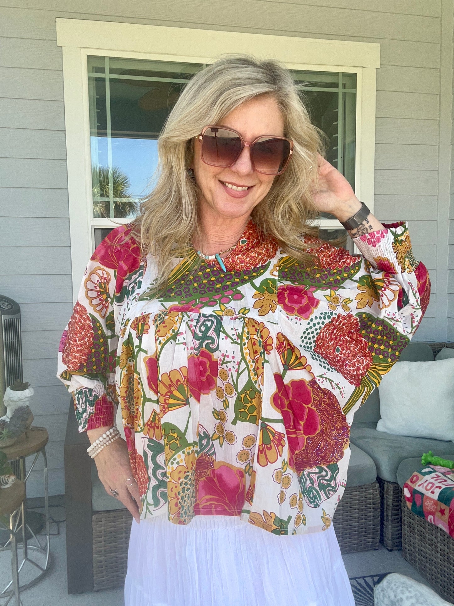 Premium Cotton Anjou Top