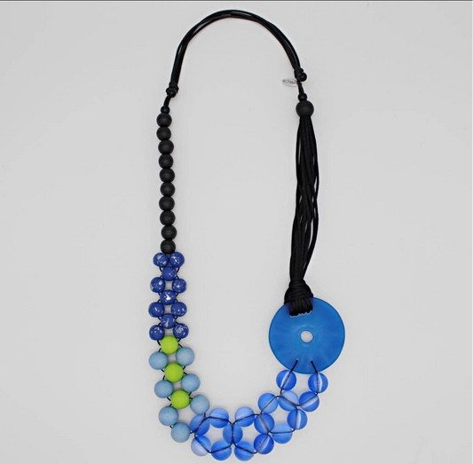 Blue Bold Belinda Necklace