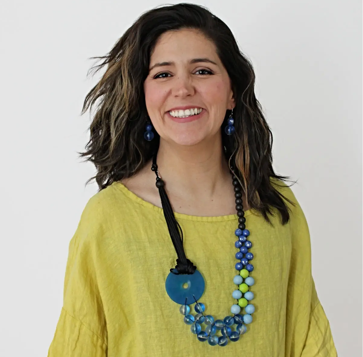 Blue Bold Belinda Necklace