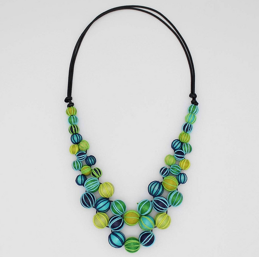 Green Pamela Berries Necklace