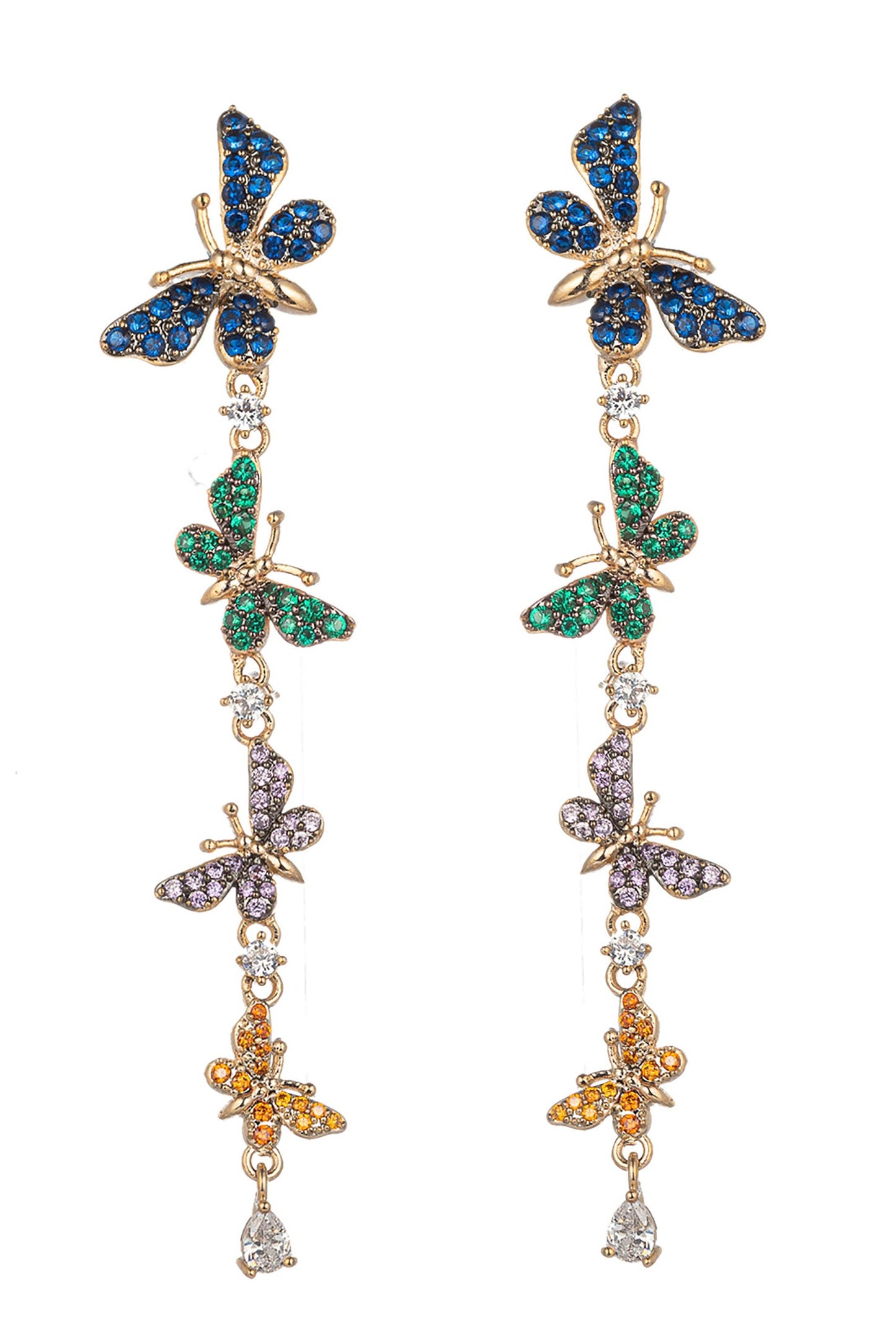 Marbella Butterfly CZ Earring