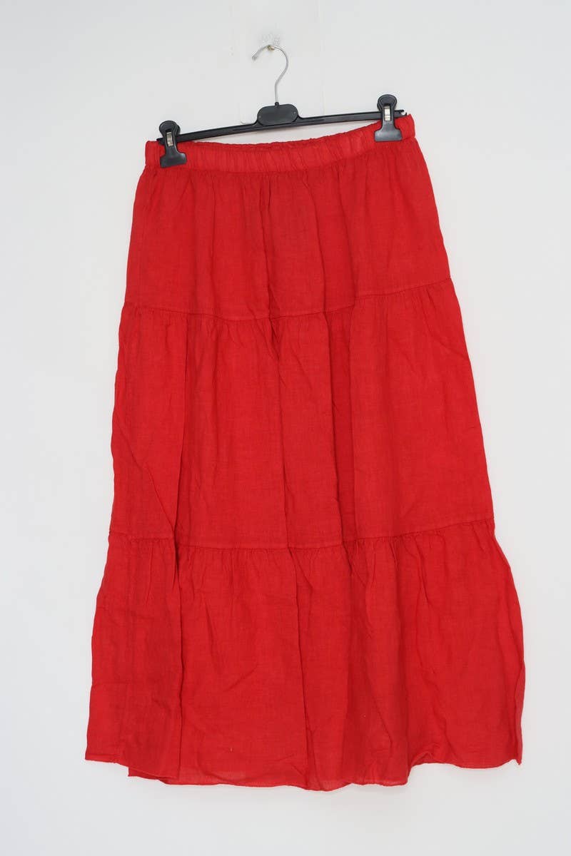 100% Linen Skirt TOBACCO