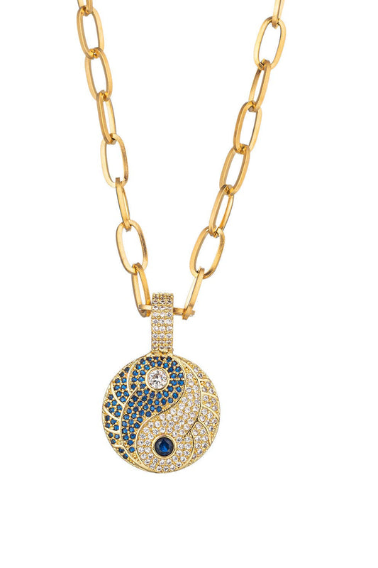 Isabella Yin Yang Pendant Necklace