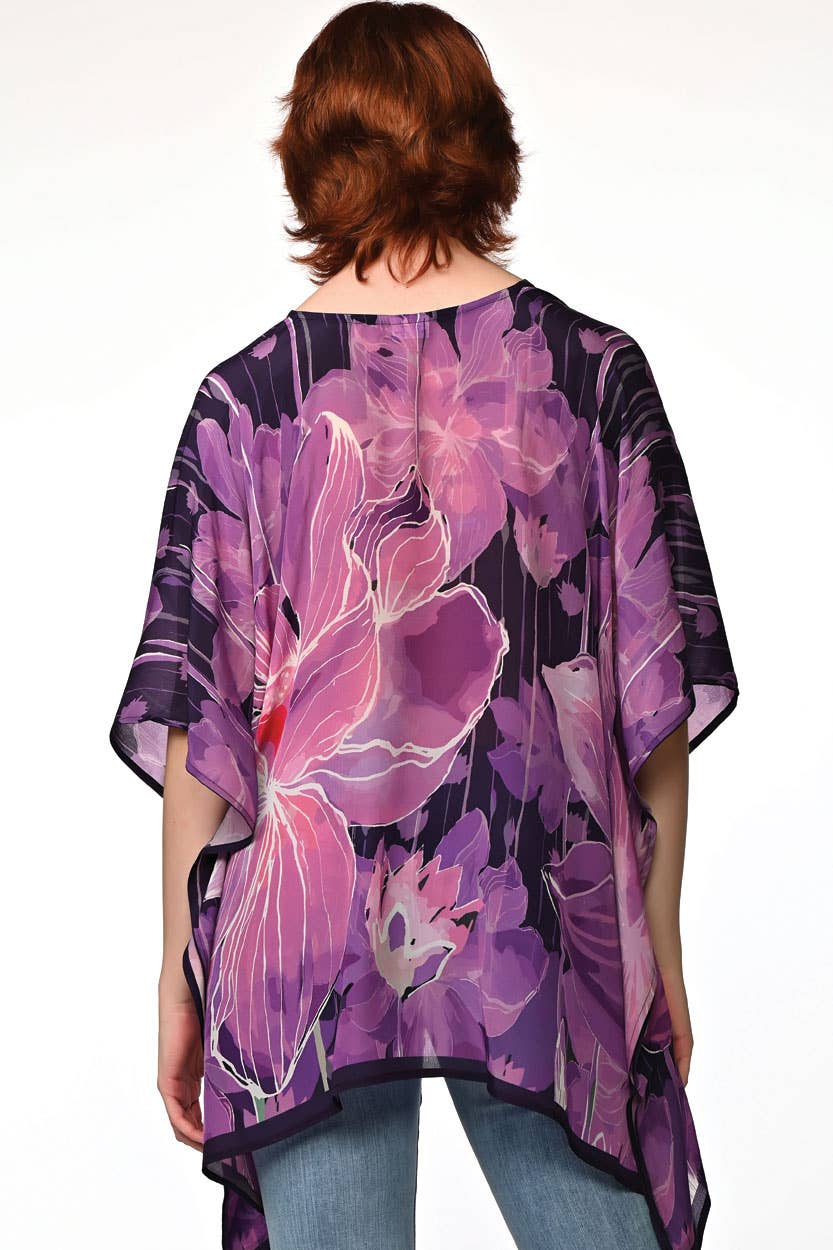 Kamala Lotus Tops: Purple