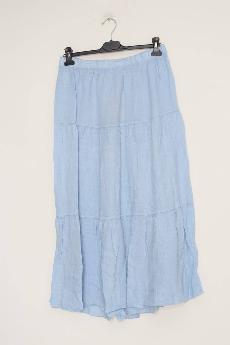 100% Linen Skirt TOBACCO