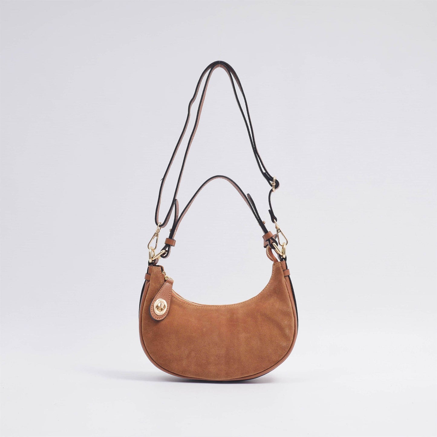 Made in Italy Leather handbag Camel