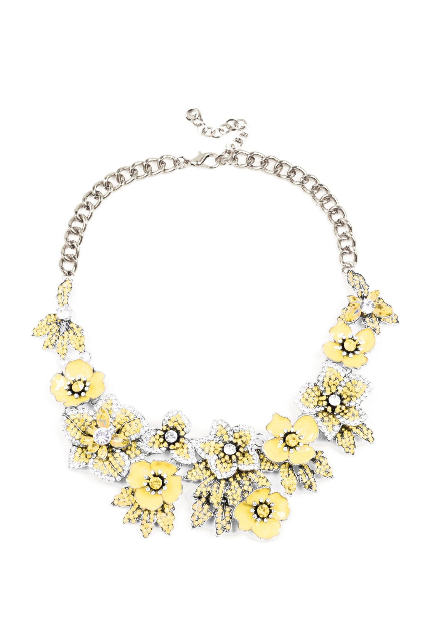 Charlotte Statement Necklace - Yellow