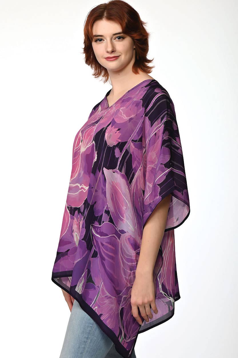 Kamala Lotus Tops: Purple