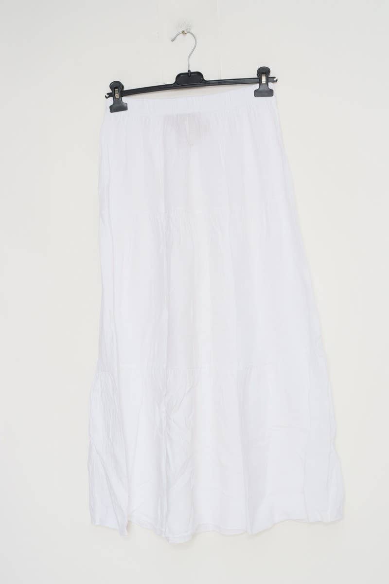 100% Linen Skirt TOBACCO