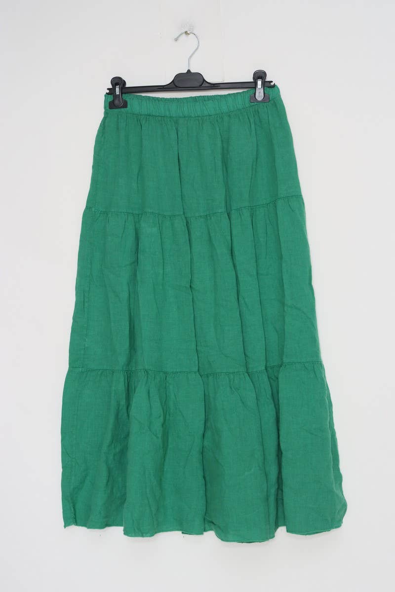 100% Linen Skirt TOBACCO